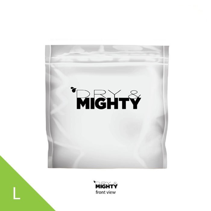 Harvest Dry & Mighty Bag Large - 100 Pack package