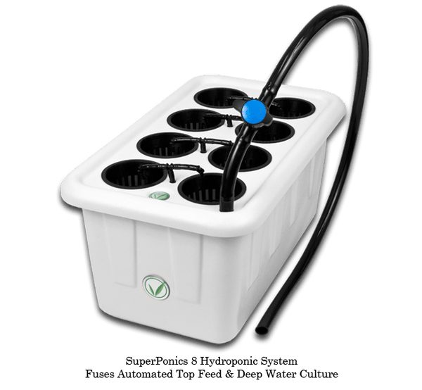 SuperPonic 8 Site Hydroponic System | GrowAce