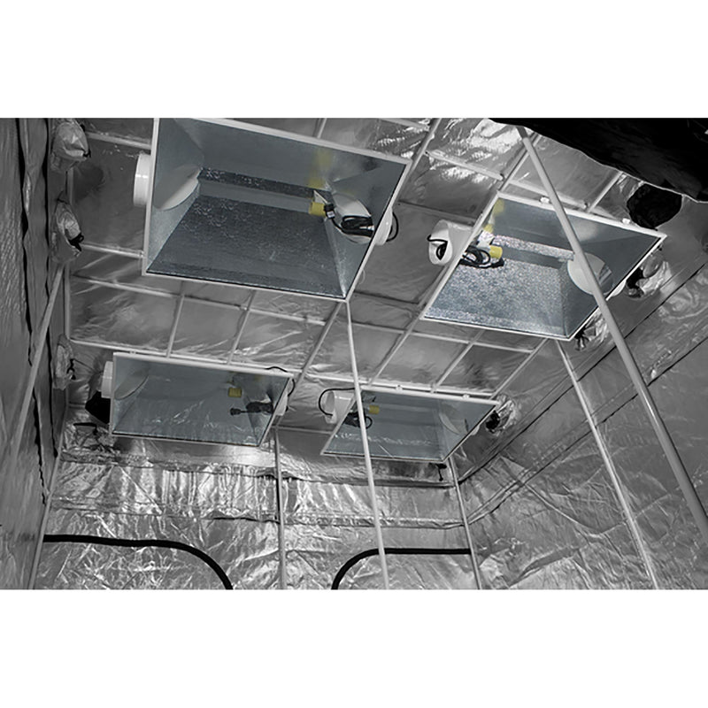 9'x9' Gorilla Grow Tent inside with lights