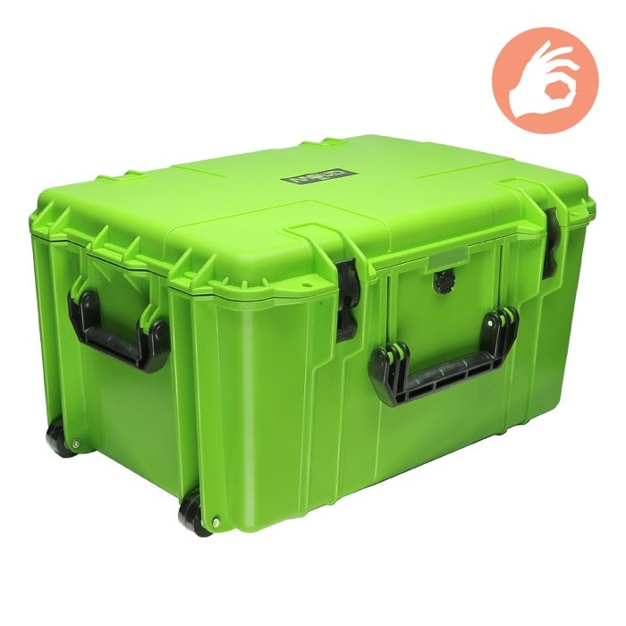 Harvest Grow1 Protective Case (25in x 18in x 12.5in) side with logo