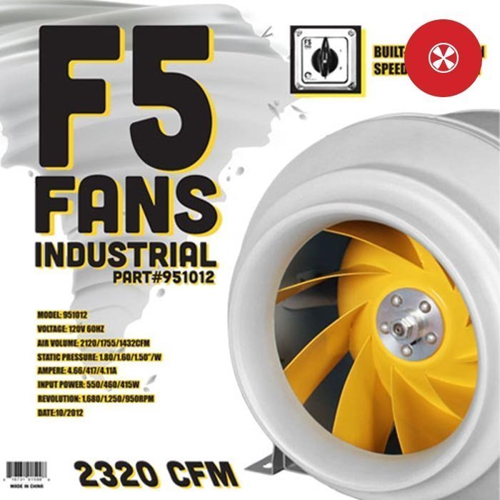 Climate Control F5 Industrial 12 inch Fan specifications