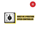 Climate Control F5 Industrial 12 inch Fan features