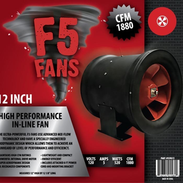 Climate Control 12 inch F5 Fan features