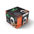 Climate Control 12 Inch 969 CFM High Output In line Duct Fan side profile of box