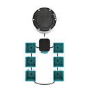 Ebb and Flow Hydroponic AirCube Active Oxygen 6 Site Grow System Overhead View