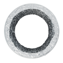 6 inch x 8 foot Insulated Foil Ducting Ventilation with Duct Clamps