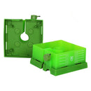 Growing Essentials FloraFlex Square Flood & Drip Shield w/ Quicker Drippers side profile with top removed