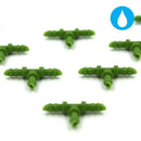 Hydroponics FloraFlex Barbed T (100 Pack) laying down