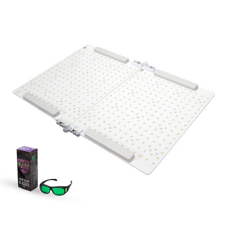 LED Grow Light Electrivo 220W Main with Glasses