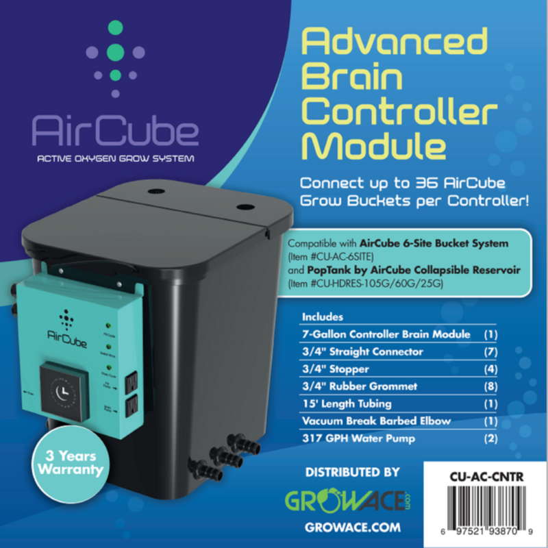 Ebb and Flow Hydroponic AirCube Active Oxygen 24 Site Grow System Controller Parts
