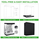 Horticulture Grow Tent LA Garden 482460 Install