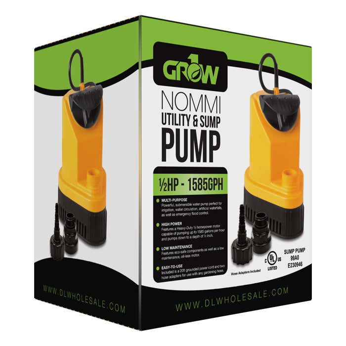 Hydroponic Grow Accessories Grow1 Nommi Sump Pump Box