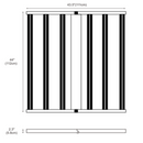 LED Grow Light Advanced Spectrum 680W Sun Series 6-Bar Dimensions