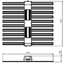 LED Grow Light Electrivo 900W Dimensions