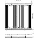 LED Grow Light Enlite Flora 520 Dimensions
