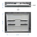 LED Grow Light HLG 700 Rspec FR Dimensions