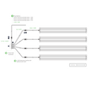 LED Grow Light Iluminar ILW Daisy Chain