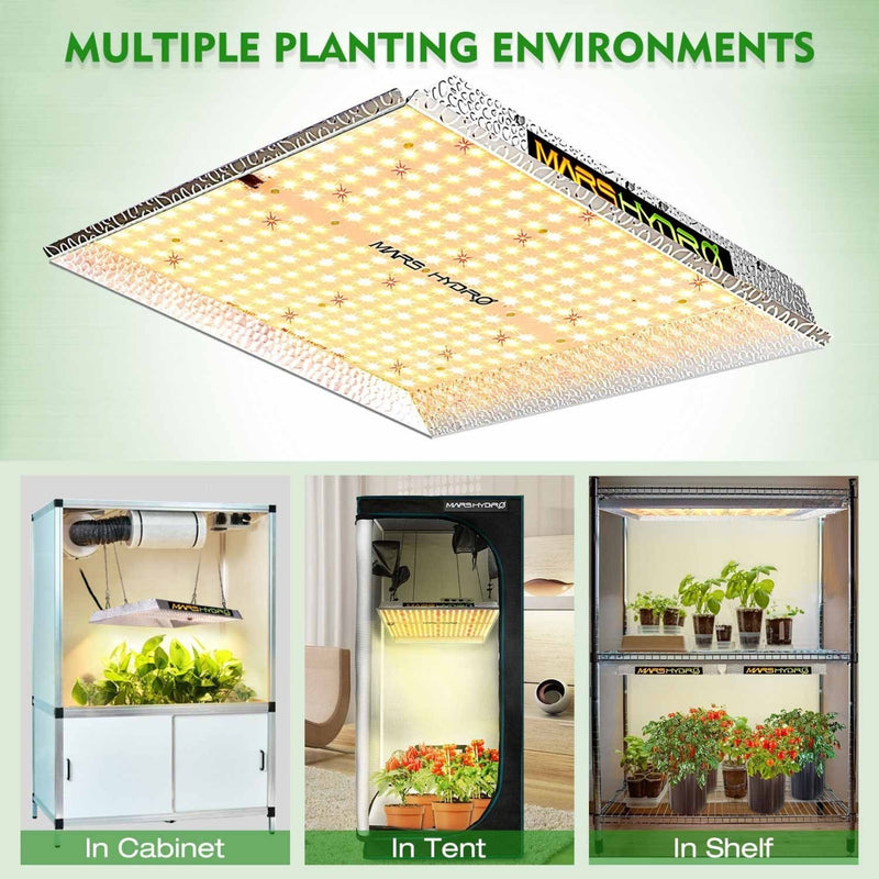 ts1000 for house plants Mars Hydro 150W TS 1000 LED Grow Light