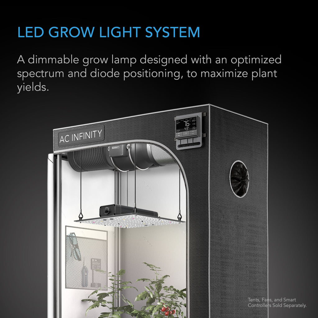 grow light for 4x4 tent AC Infinity IONBOARD S44 | 430W Samsung LM301H LED Grow Light