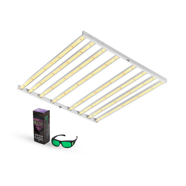 LED Grow Light Mars Hydro FC 6500 Front with Glasses
