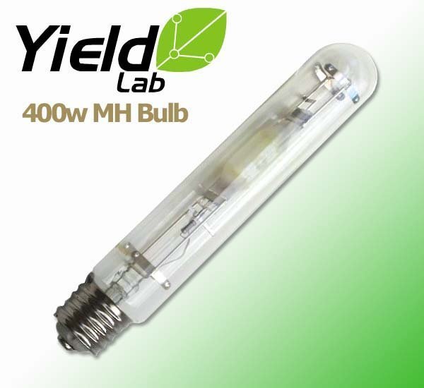 Grow Lights Yield Lab MH 400w Lamp HID Bulb laying flat