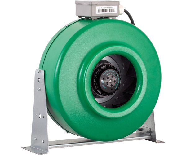 Climate Control Active Air 8" Inline Duct Fan, 720 CFM side angled