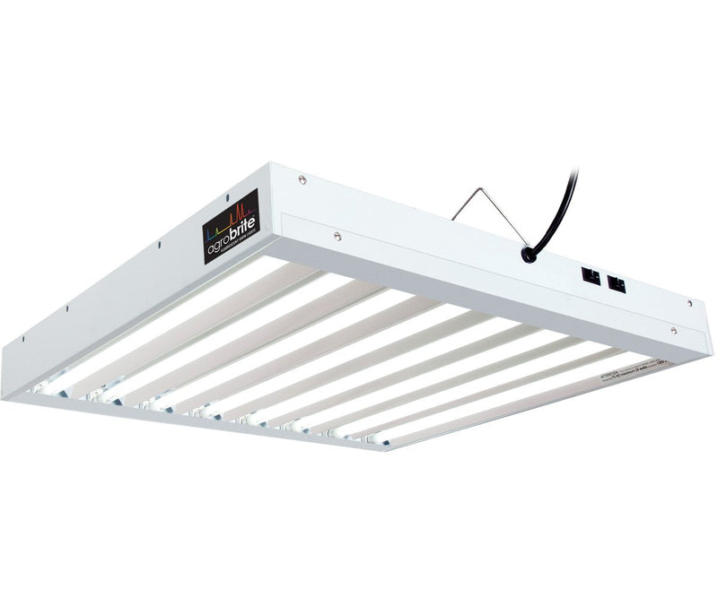 Grow Lights Agrobrite T5 192W 2' 8-Tube Fixture with Lamps