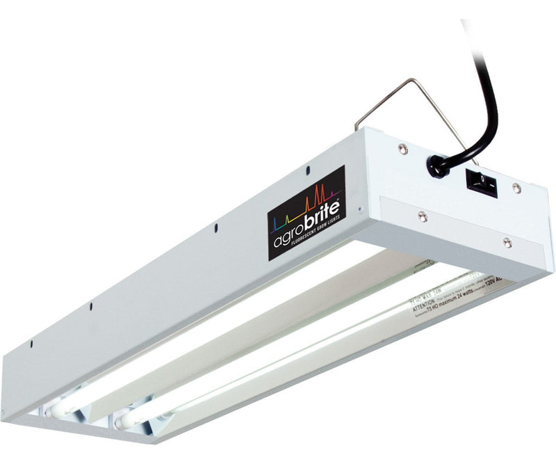 Grow Lights Agrobrite T5 48W 2' 2-Tube Fixture with Lamps side