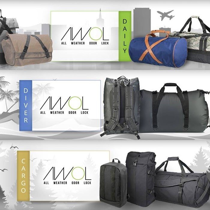 Harvest AWOL CARGO Duffle Bag collection