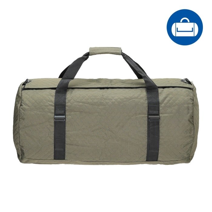 Harvest AWOL  DAILY Quilted Duffle Bag - Green front