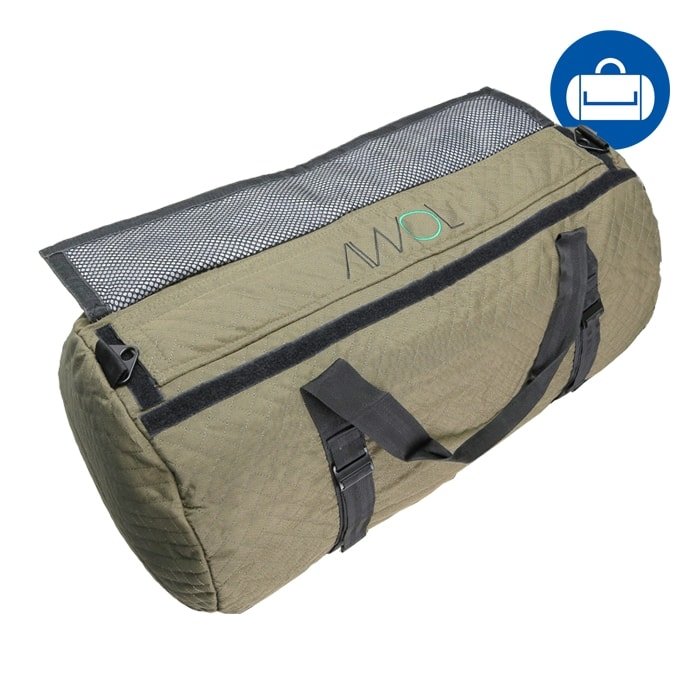 Harvest AWOL  DAILY Quilted Duffle Bag - Green top
