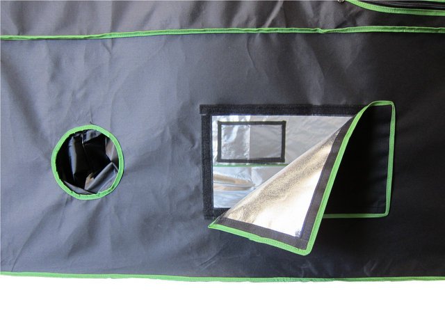 Yield Lab 60" x 60" x 78" Reflective Grow Tent bottom window