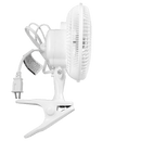 Climate Control 6" Desk & Clip Fan side profile