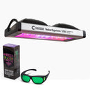 LED Grow Light California Light Works SolarSystem 550 Profile with glasses