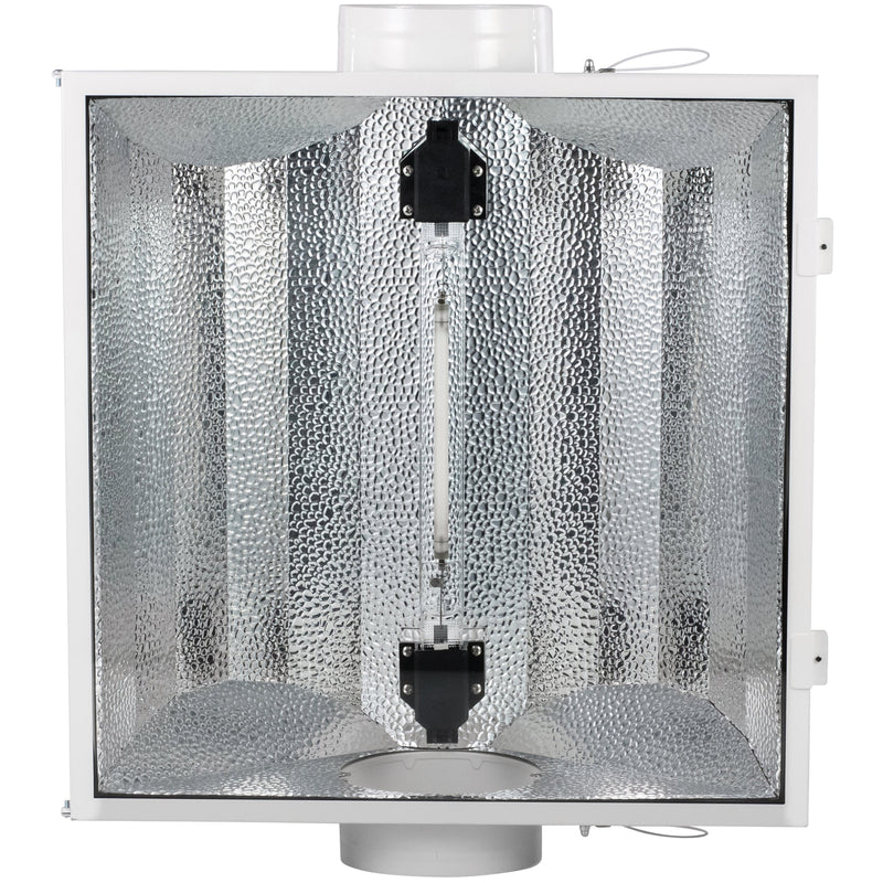 Yield Lab Pro Series 1000W HPS+MH Air Cool Hood Double Ended Complete Grow Light Kit bottom of reflector