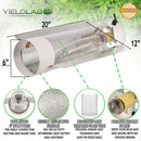 Yield Lab 400W HPS+MH Cool Tube Reflector Grow Light Kit reflector features