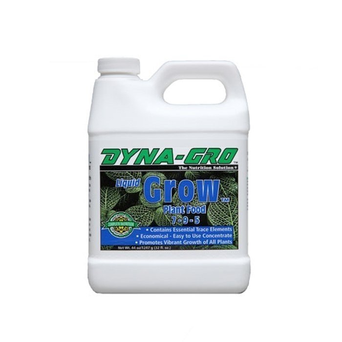 Nutrients Dyna-Gro Grow 7-9-5 front of bottle