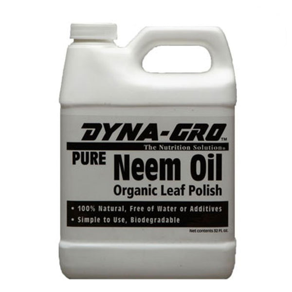 Nutrients Dyna-Gro Neem Oil Leaf Polish 1 Qt. front of bottle