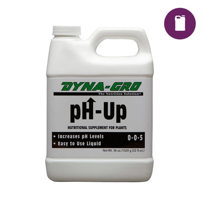 Nutrients Dyna-Gro PH Up front label