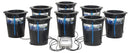 Hydroponics Root Spa 5 Gal 8 DWC Bucket System large setup with pump
