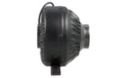 Yield Lab 4 Inch 190 CFM Air Duct Fan Vent System with Built-In Fan Speed Controller side of fan