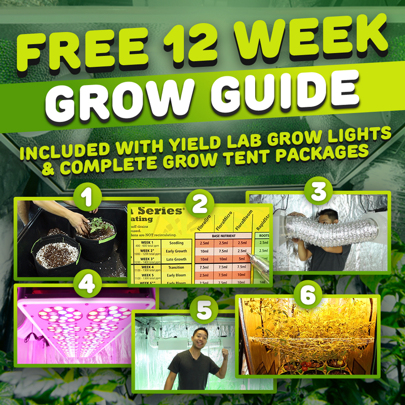 Yield Lab 400w HPS Air Cool Hood Grow Light Kit 