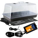 Propagation Yield Lab 20.75 x 10 Germination kit with Seedling heat Mat, Temperature Controller, Humidity Dome and Propagation Tray assembled