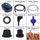 Grow1 Deep Water Culture DWC 4 Bucket + Reservoir Complete Kit