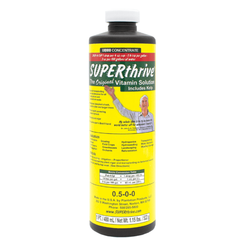 Horticulture Grow Nutrients Super Thrive Vitamin Solution Pint