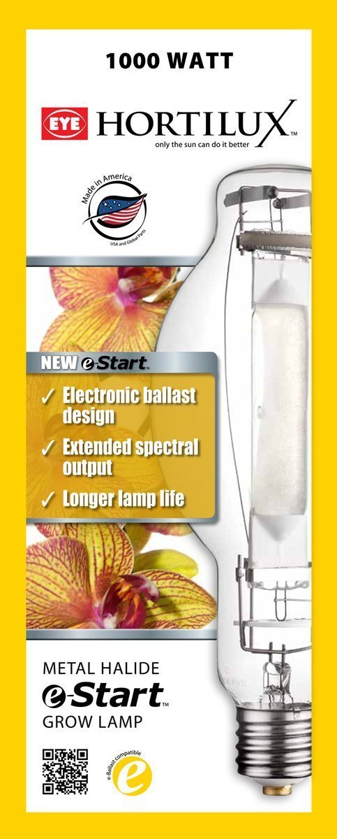Grow Lights Hortilux e-Start Metal Halide (MH) Lamp, 1000W box