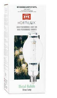 Grow Lights Hortilux Metal Halide (MH) Lamp, 1000W, BT37 Small, Universal box
