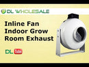 8 Inch 720 CFM High Output In Line Duct Fan