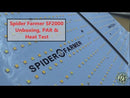 Best Fanless LED For A 2x4 Space? - Spider Farmer SF2000 Unboxing, PAR & Heat Test