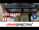 ViparSpectra 600 Watt LED Grow Light Review | Amazon Best Seller | TC600 Timer Control Series